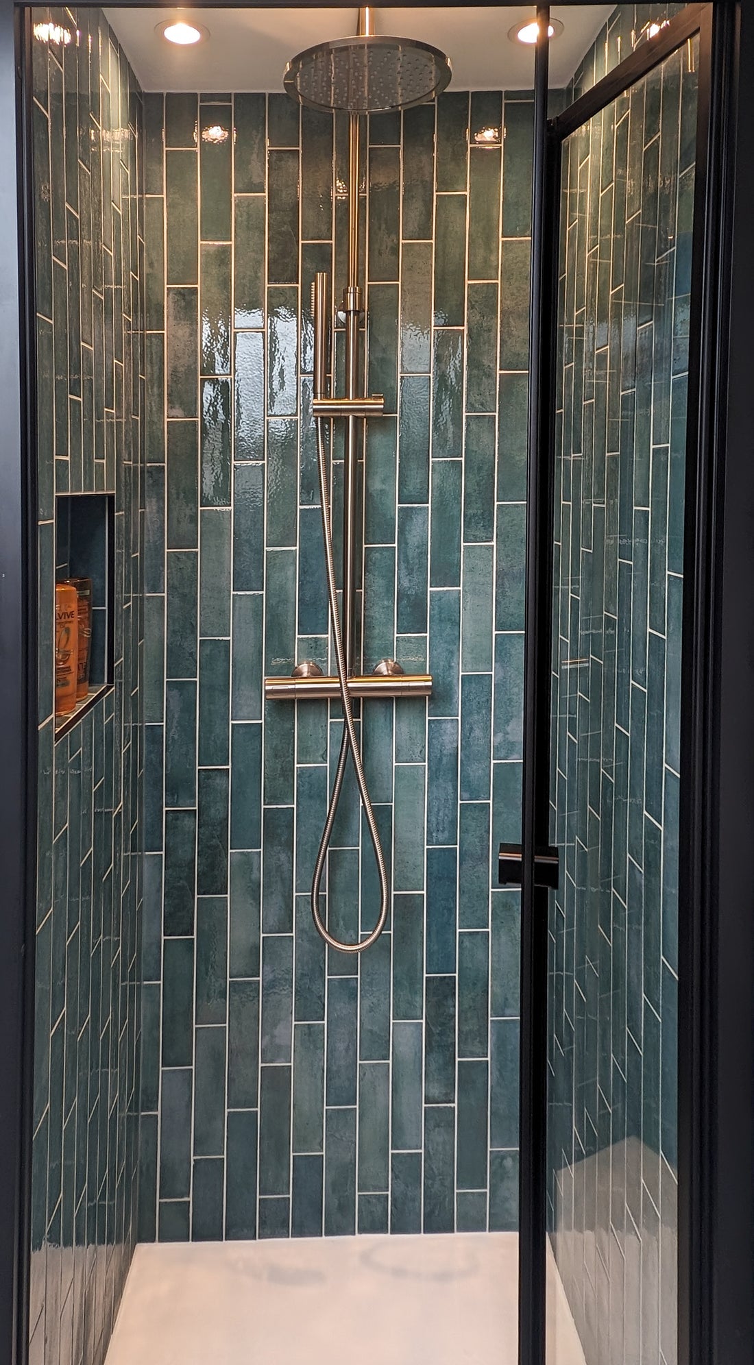 Tribeca Jade and Minimo Nebbia - Shower Room, London
