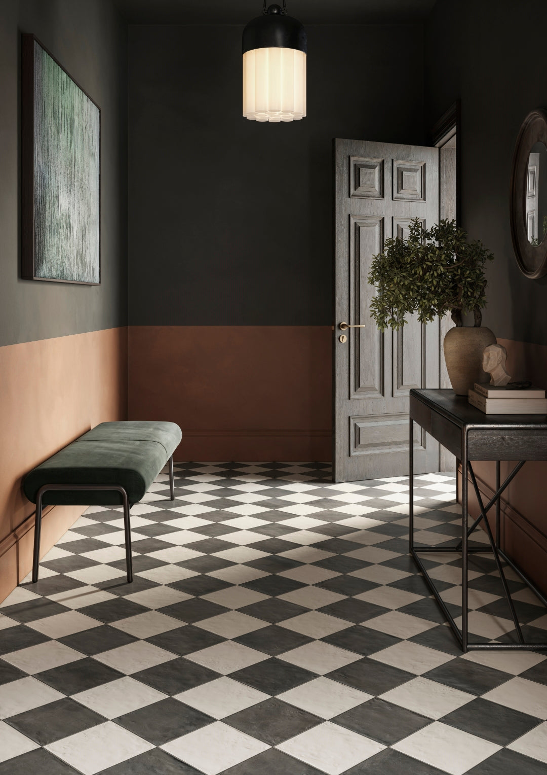 Chequerboard Floor Tiles - By European Heritage