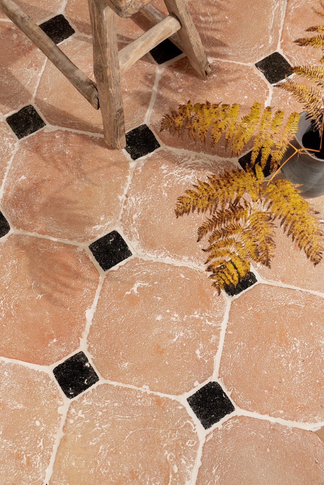 Octagon and Dot Kitchen Tiles - By European Heritage