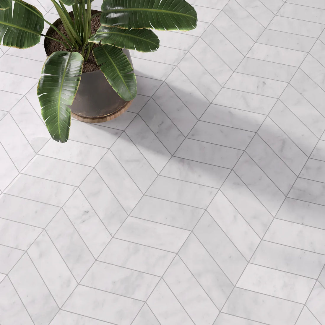 Chevron Kithchen Tiles - By European Heritage