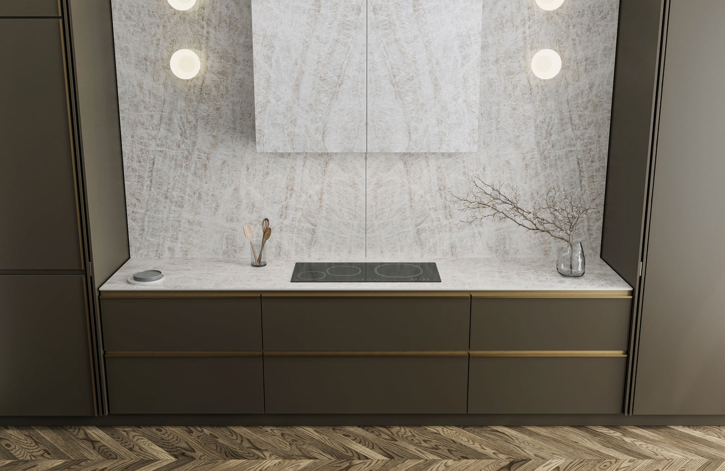 Marmi Quarzite Taj Mahal Bookmatched (Full Lappato)