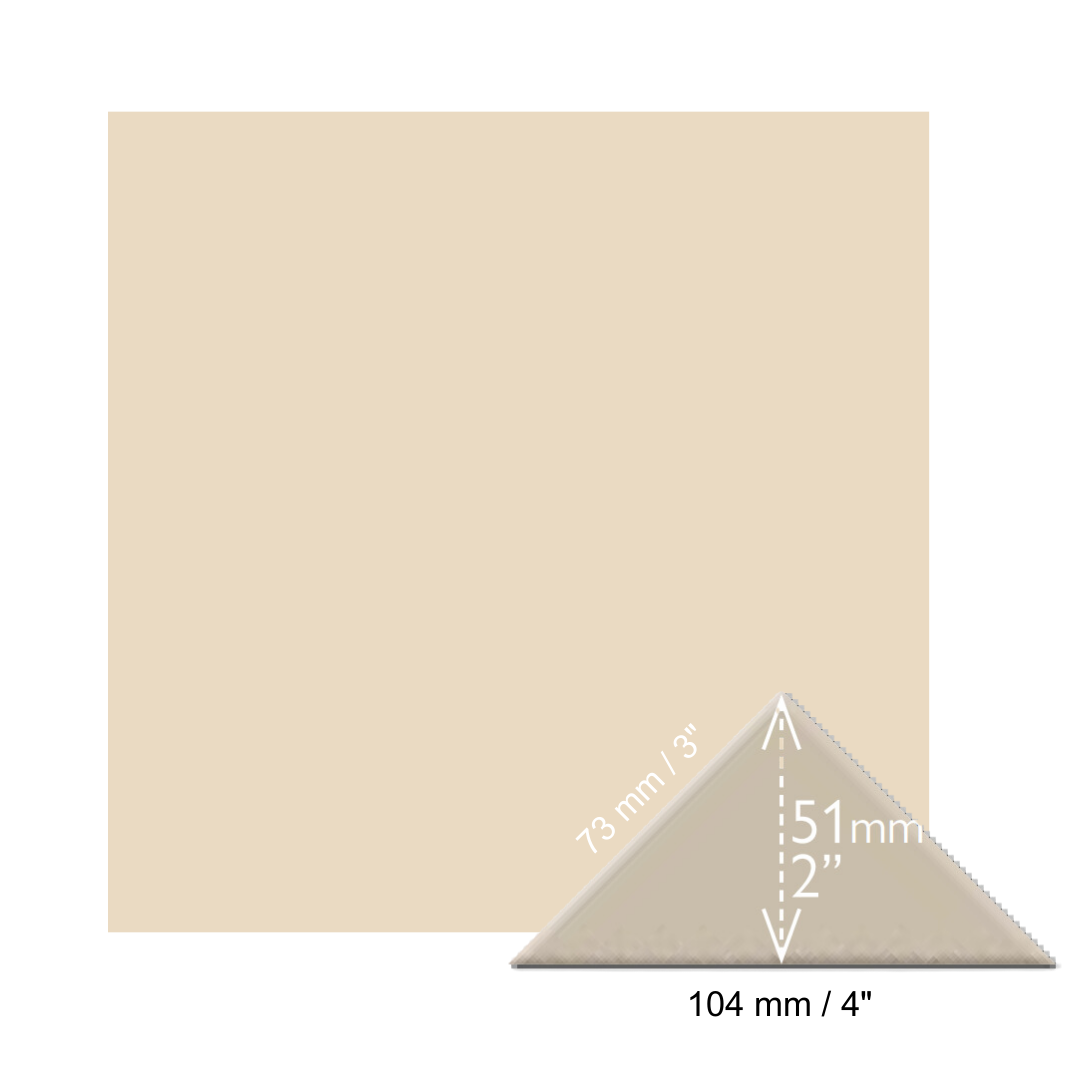 Triangles - White