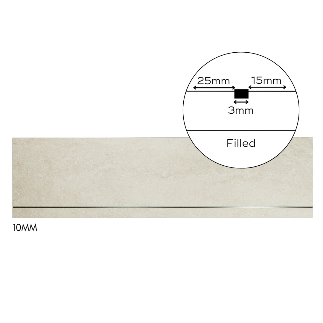 Bespoke Tile Step Fabrication - Mitre & Glued Profile (max 70mm lip height)