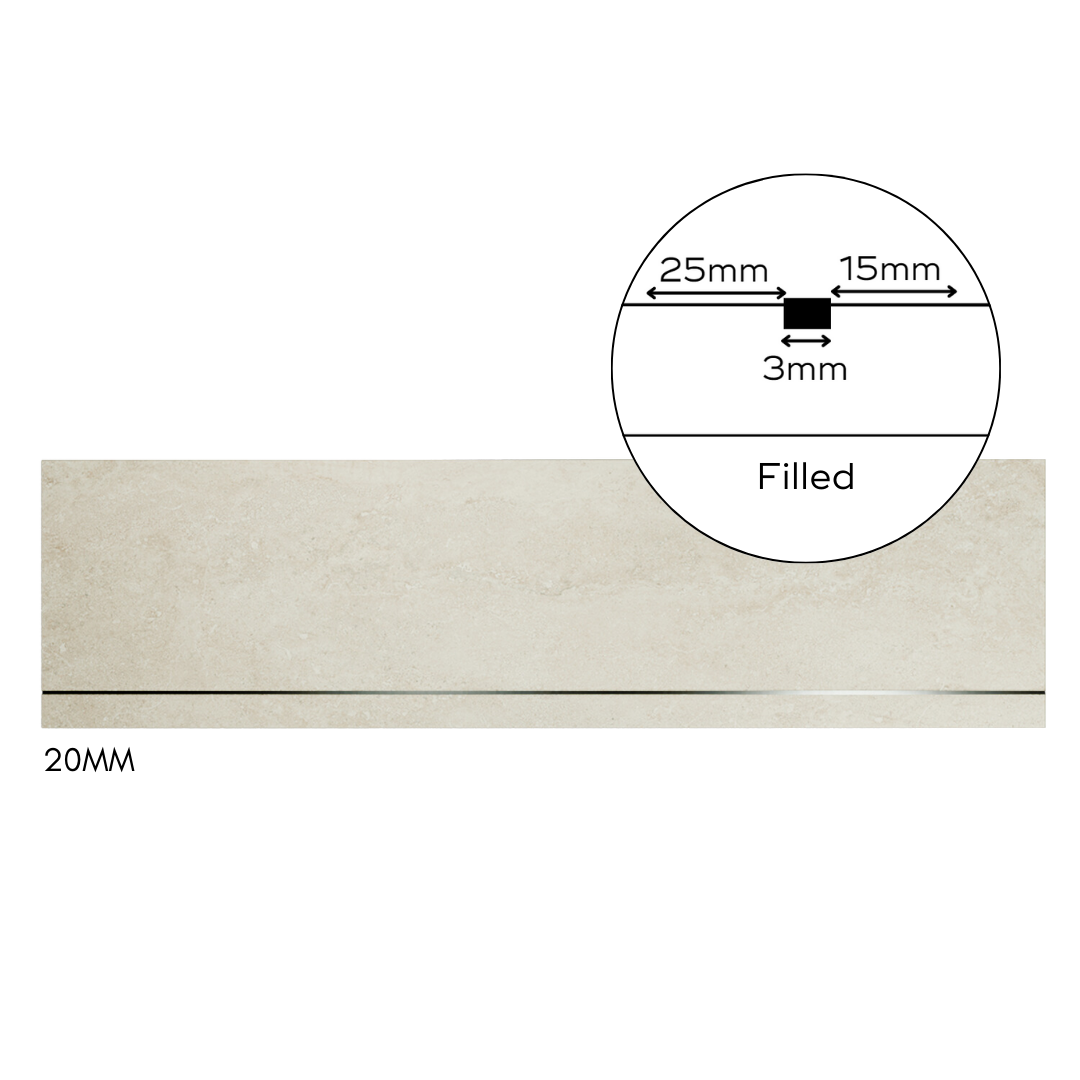 Bespoke Tile Step Fabrication - Half Bullnose