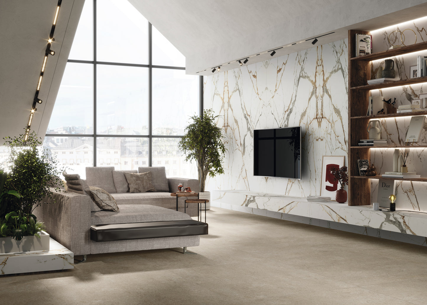 Marmi Eternal Gold Bookmatched (Glossy)