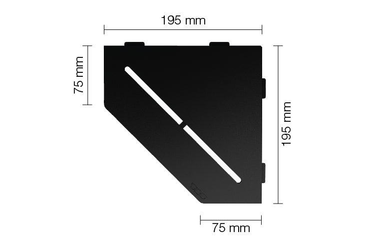 Schluter Shelf E S2 Square Design
