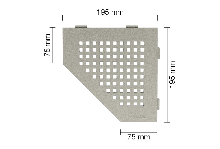 Schluter Shelf E S2 Square Design