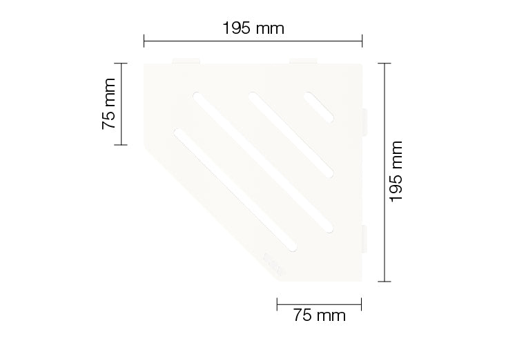 Schluter Shelf E S2 Wave Design