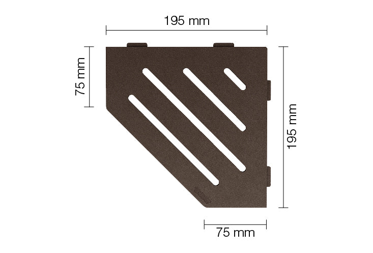 Schluter Shelf E S2 Wave Design