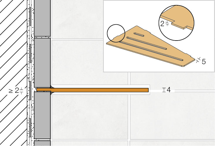 Schluter Shelf E S3 Curve Design
