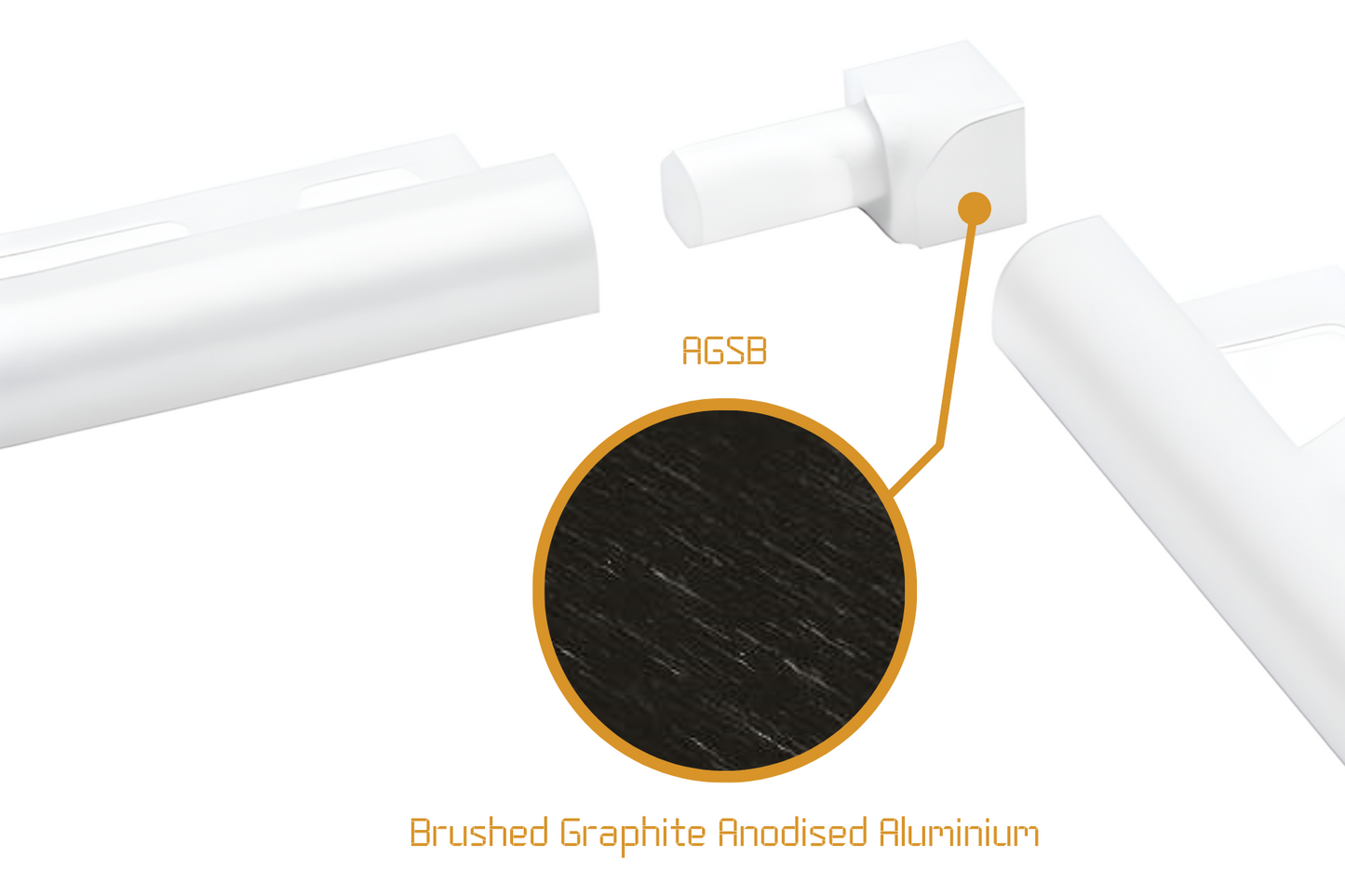Schluter Rondec RO - Internal Corner Anodised Aluminium