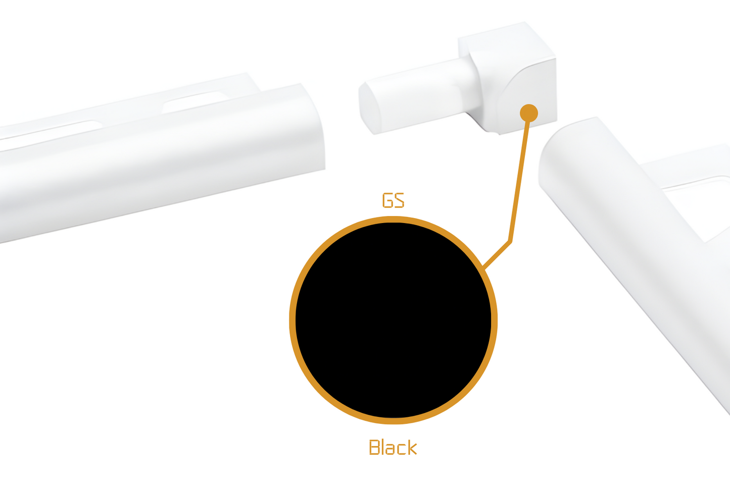 Schluter Rondec RO - Internal Corner Powder Coated Aluminium