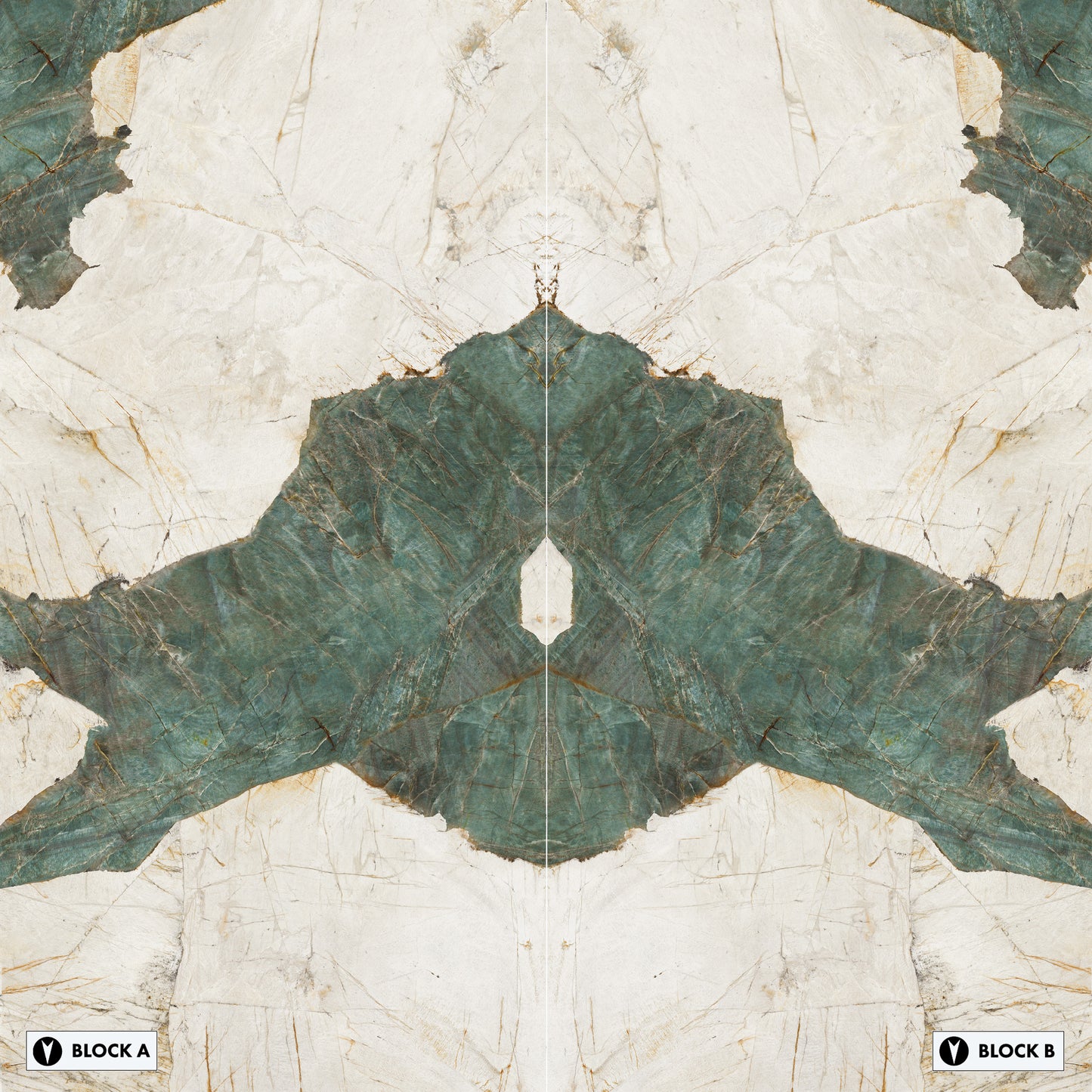 Marmi Aqua Bookmatched (Glossy)
