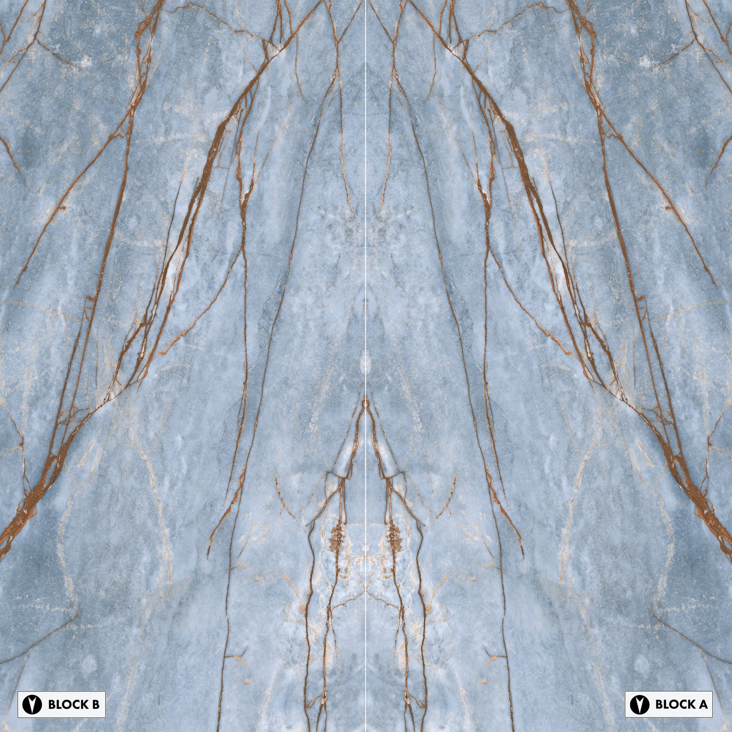 Marmi Azure Bookmatched (Matte)
