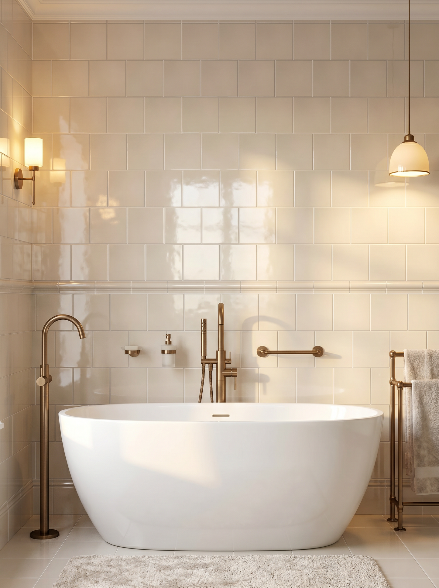 Belgravia Vintage White Gloss Field Tile
