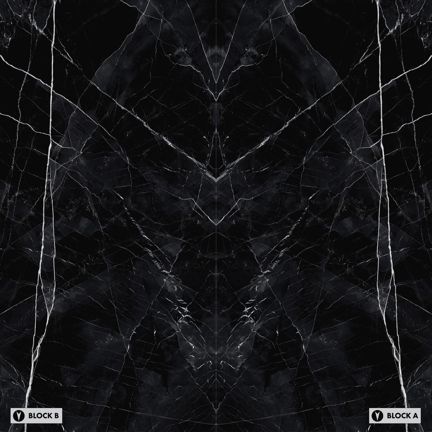 Marmi Calacatta Black Bookmatched (Full Lappato)