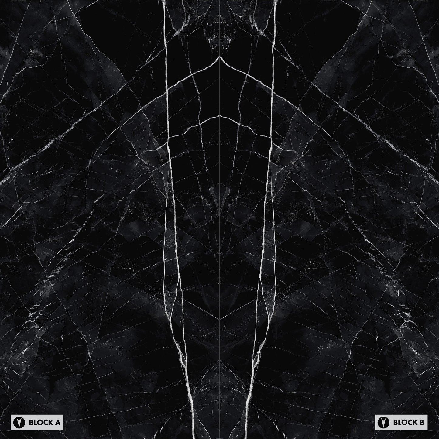 Marmi Calacatta Black Bookmatched (Full Lappato)