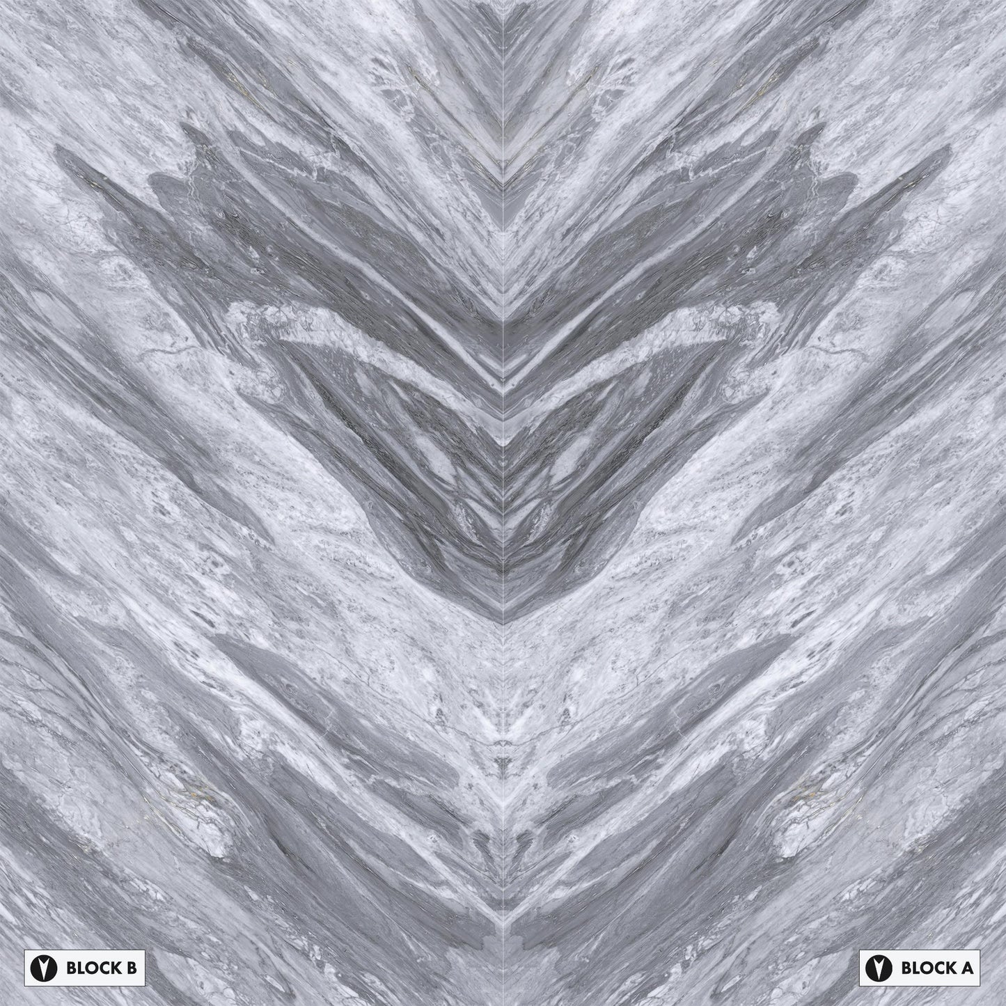Marmi Bordiglio Manhattan Bookmatched (Full Lappato)