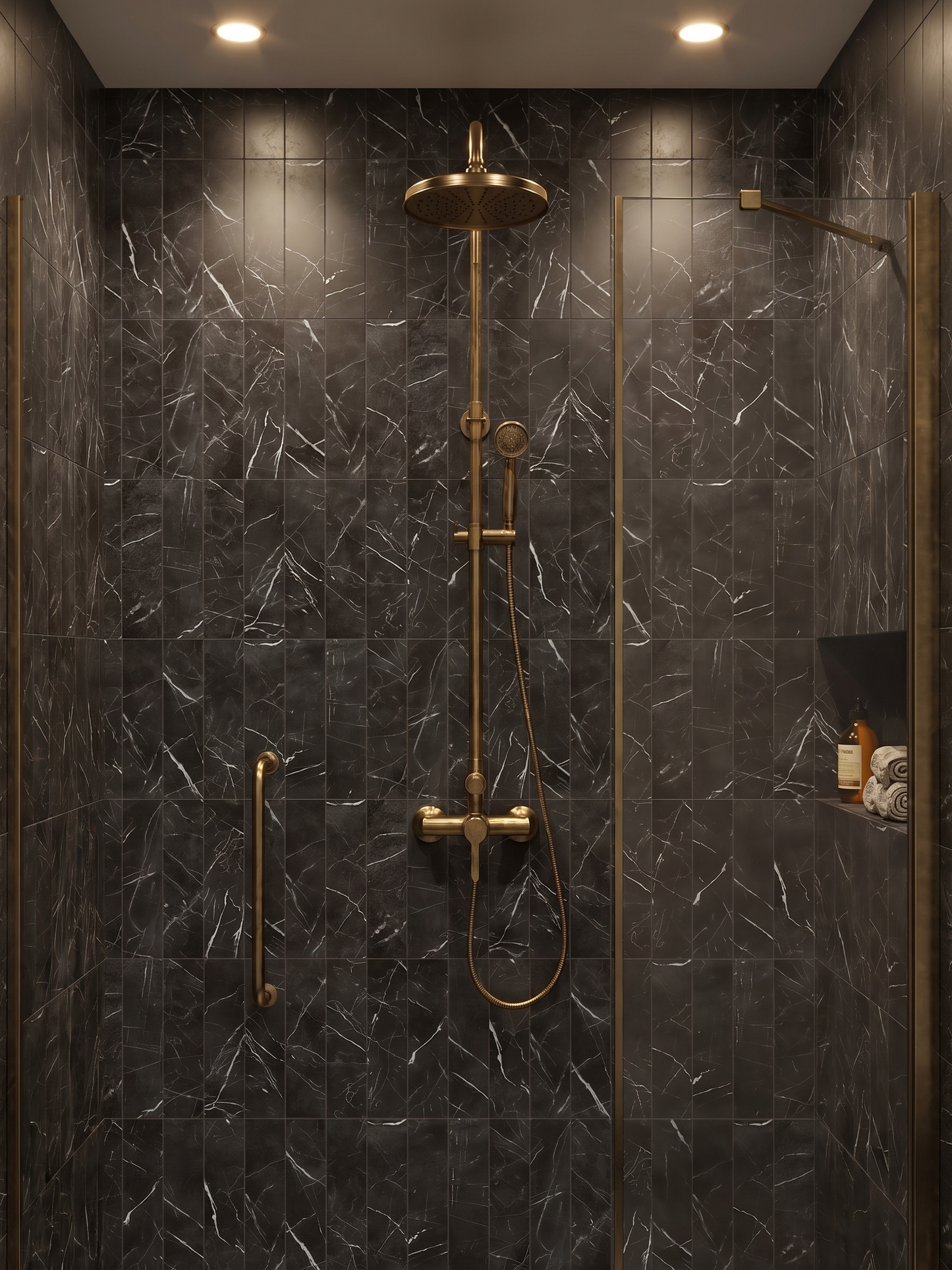 Classique Marble Nero Marquinia Porcelain