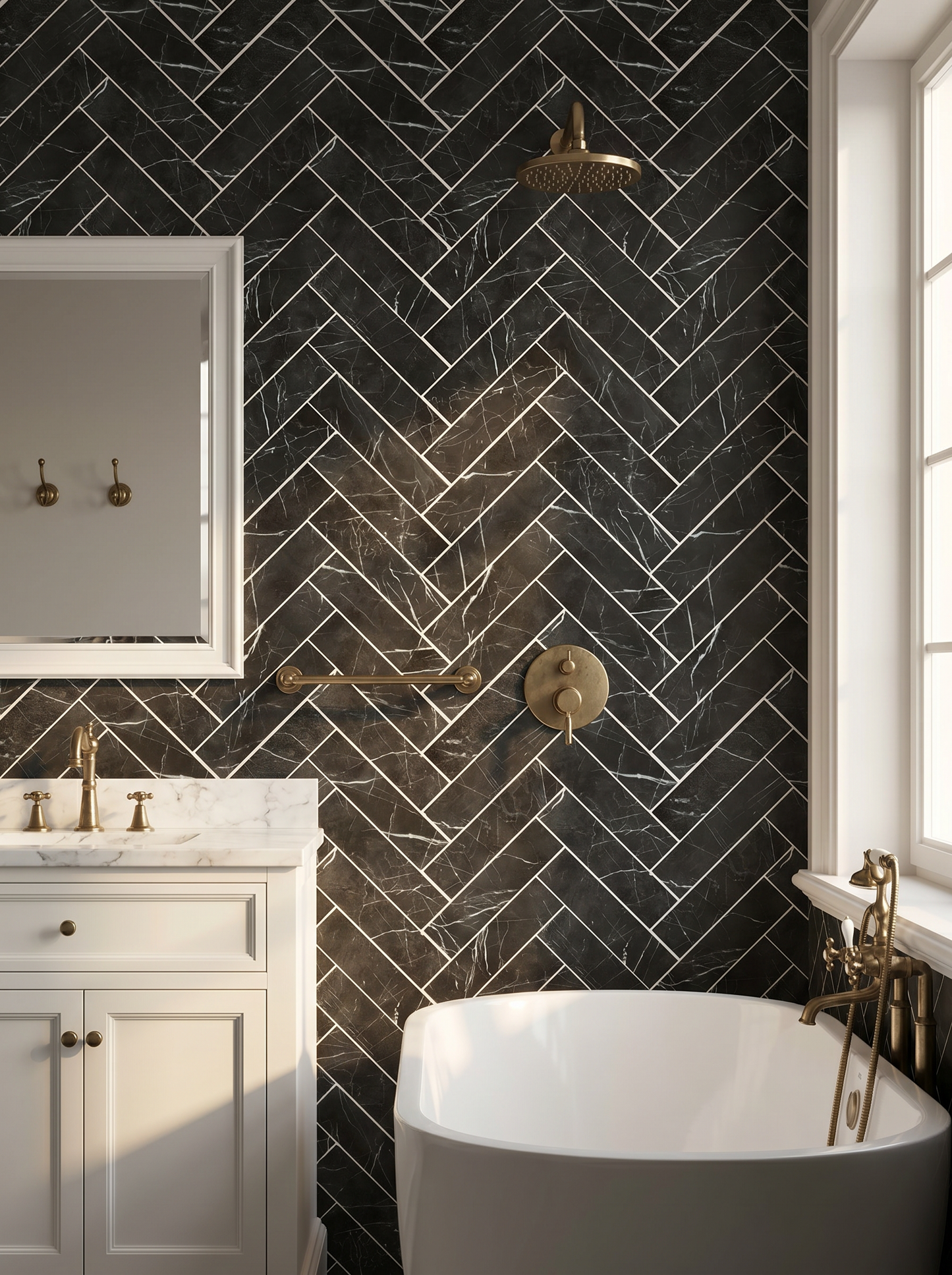 Classique Marble Nero Marquinia Porcelain