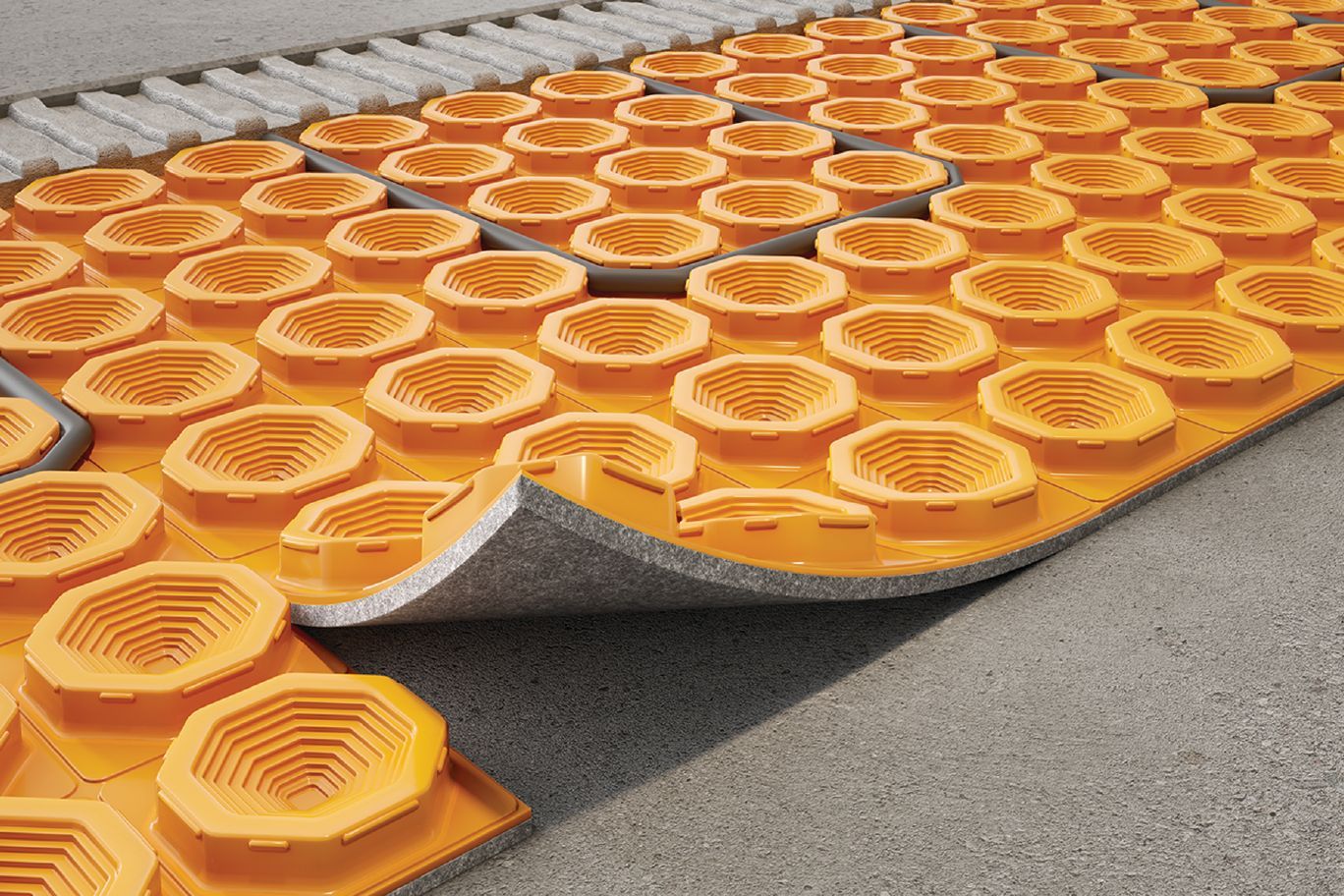 Schluter Ditra Heat Duo Peel and Stick Polypropylene Membrane