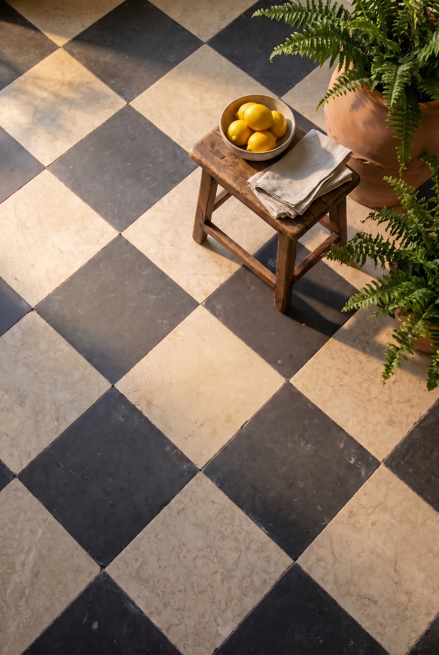 Helmsley Limestone Tumbled Finish Square