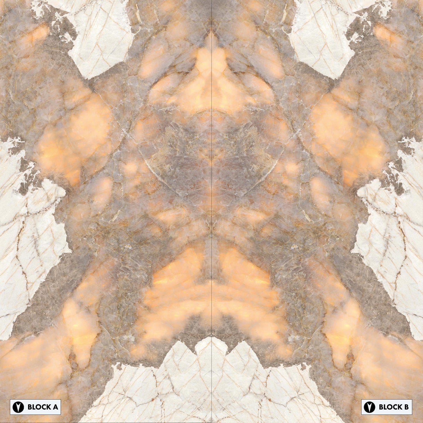 Marmi Golden Ambra Bookmatched (Full Lappato)