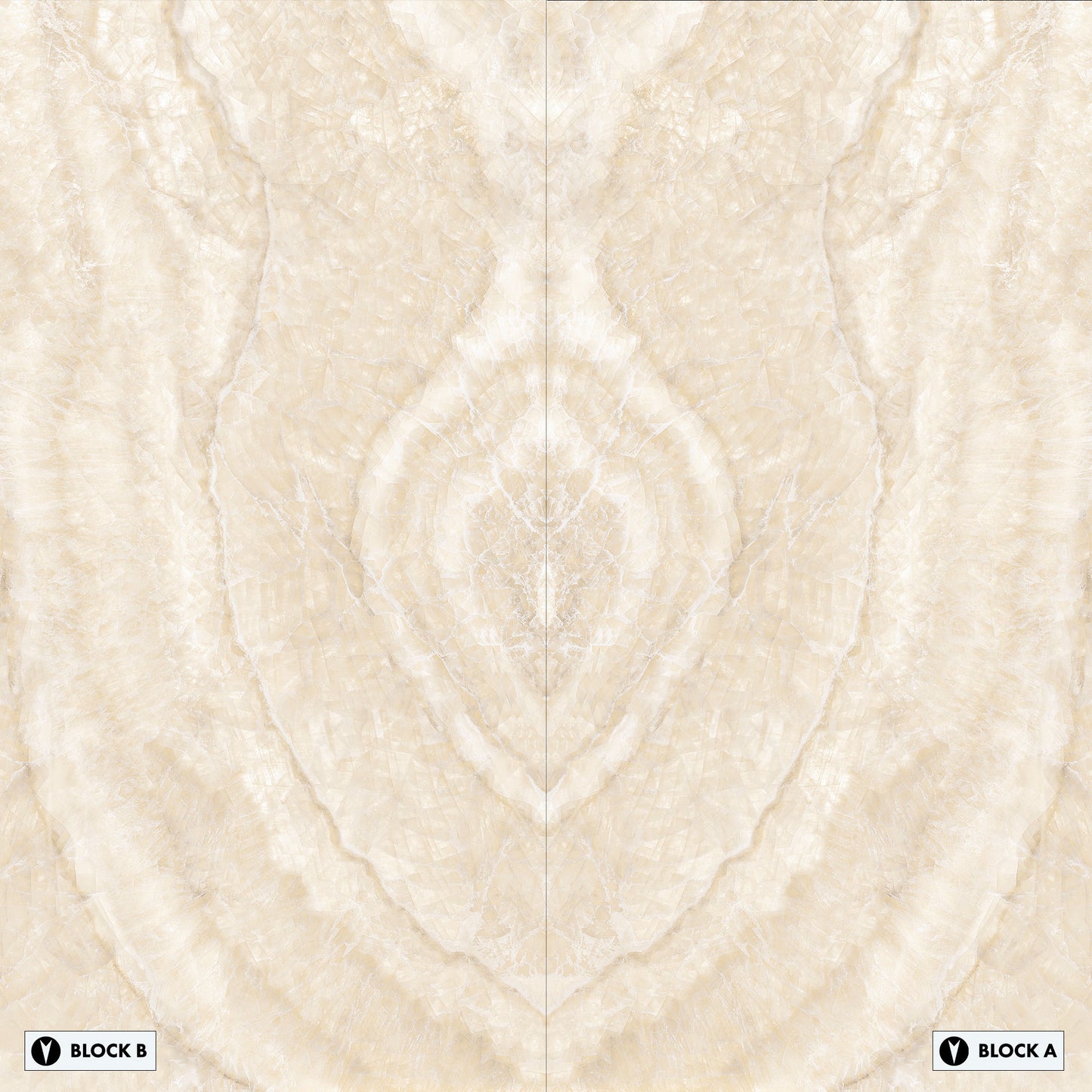 Marmi Ivory Gioiello Bookmatched (Full Lappato)
