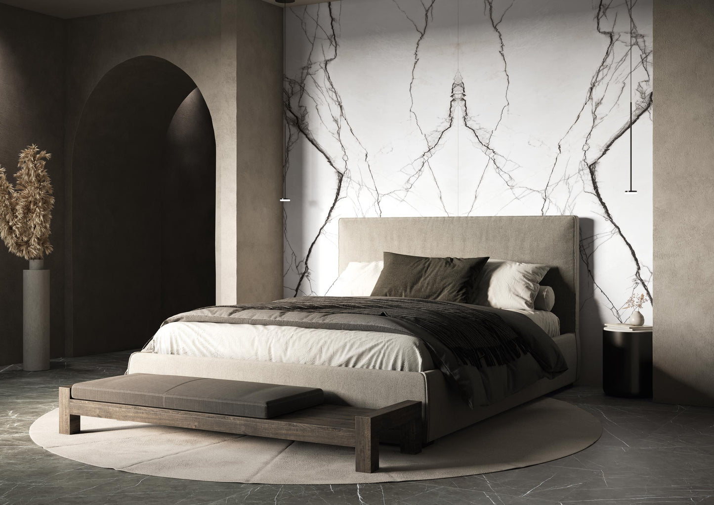 Marmi Marble Breach White Bookmatched (Glossy)