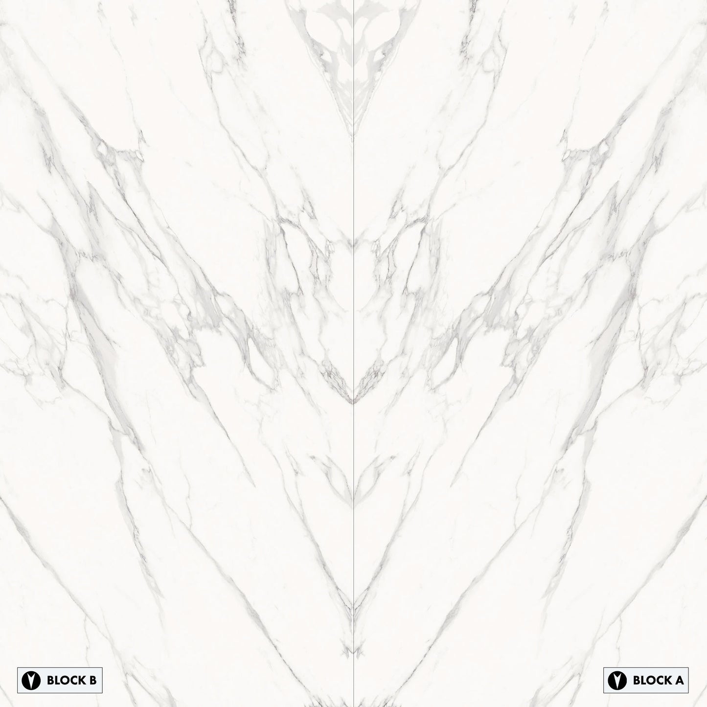 Marmi Statuario Michelangelo Bookmatched (Full Lappato)