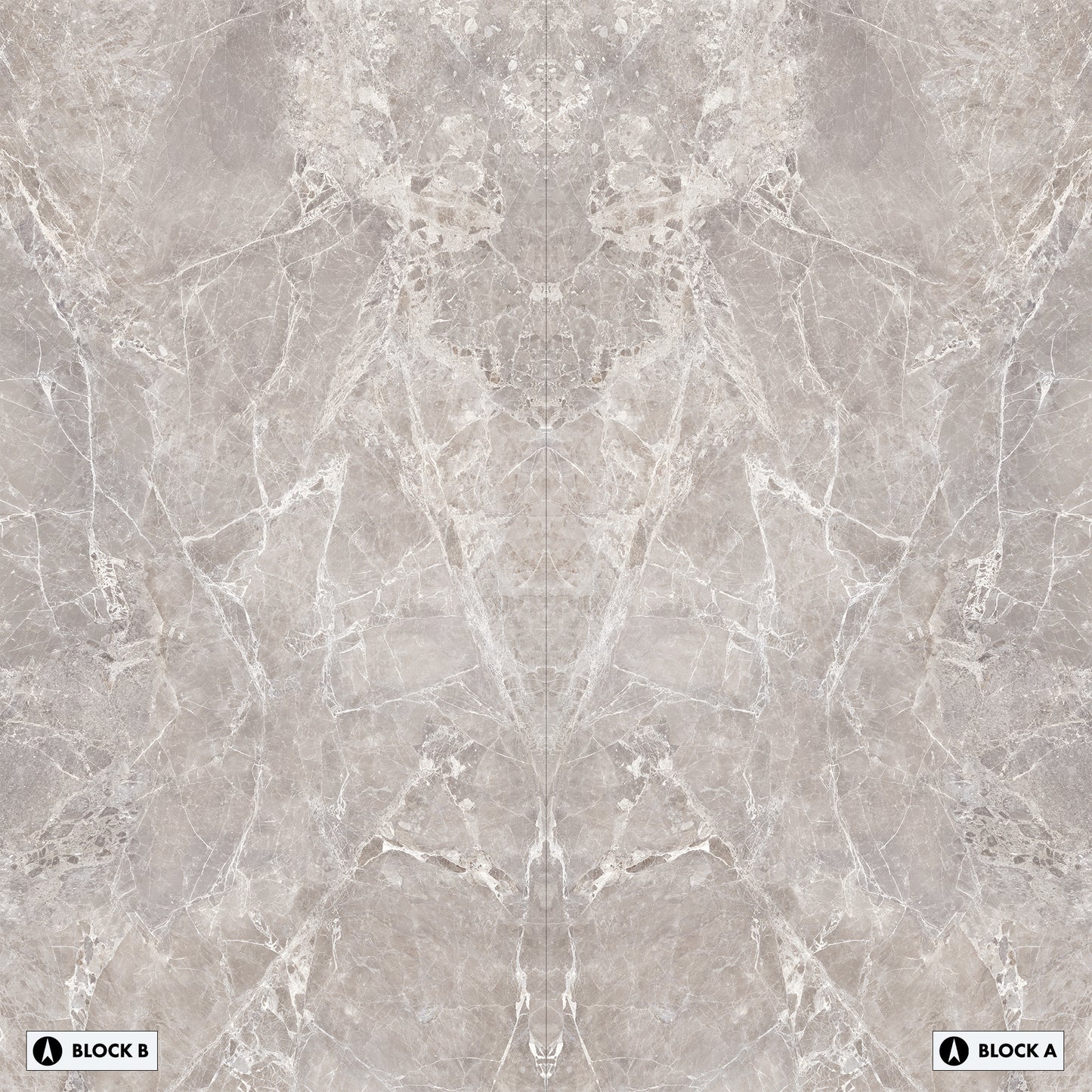 Marmi Moon Grey Bookmatched (Full Lappato)