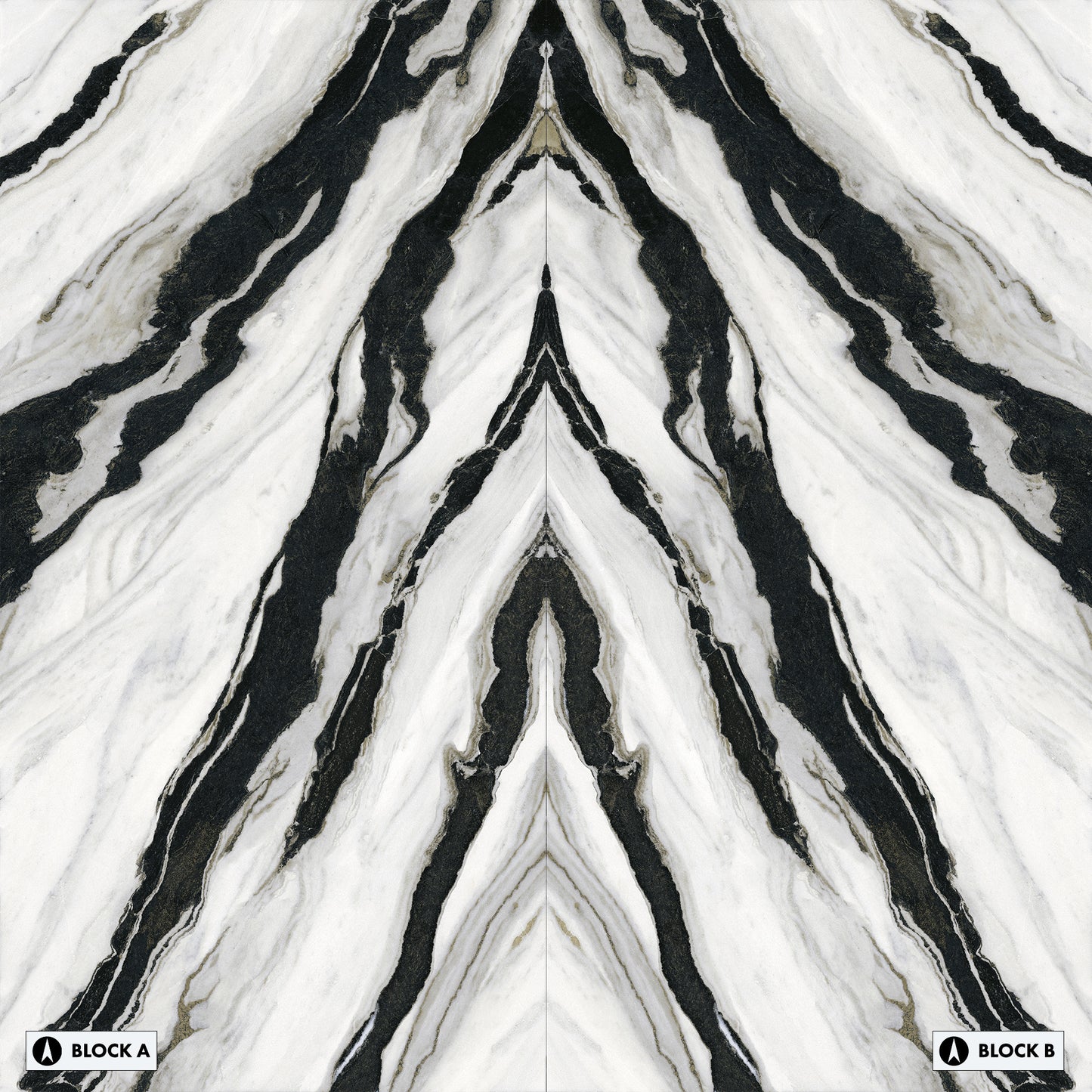 Marmi Panda Bookmatched (Full Lappato)