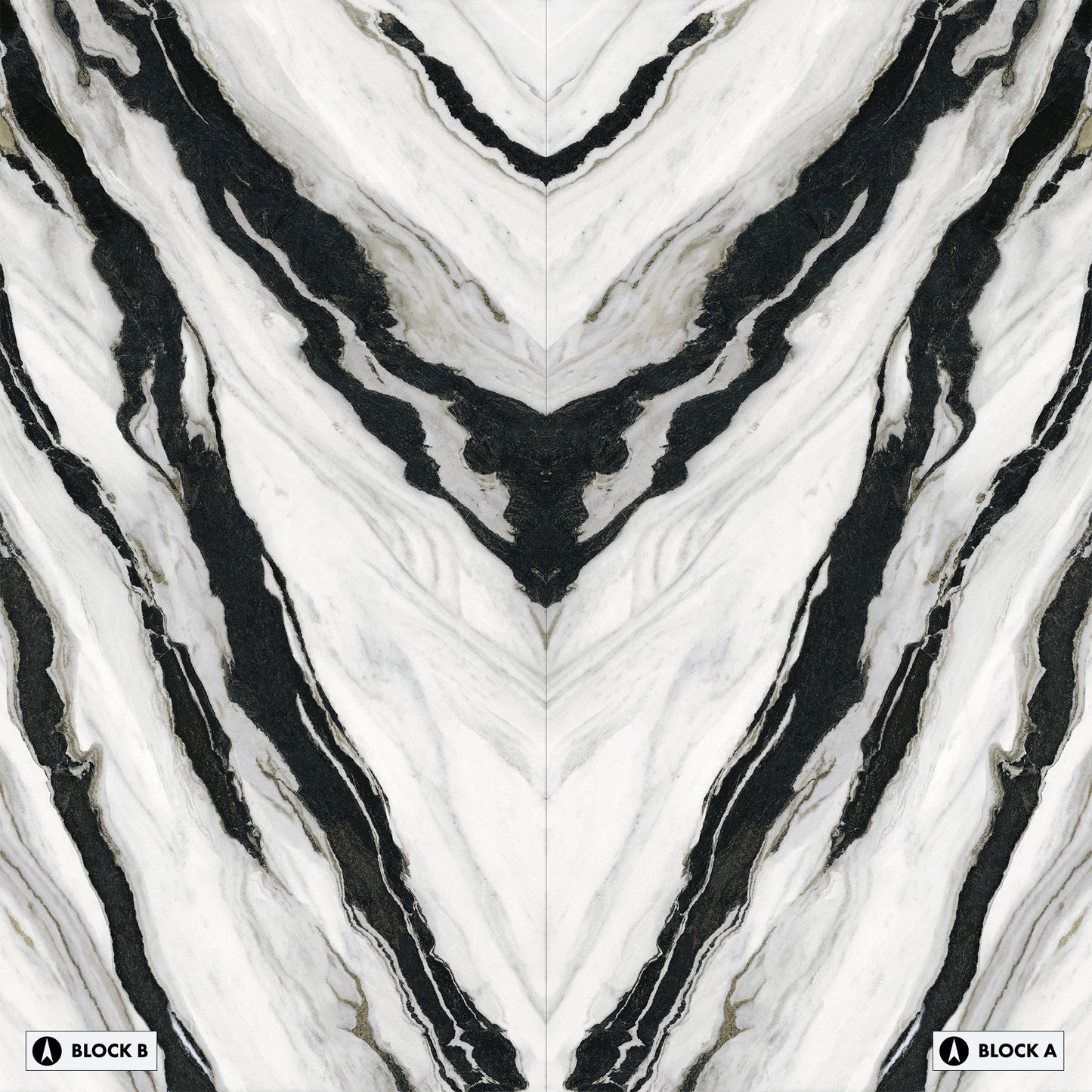 Marmi Panda Bookmatched (Full Lappato)