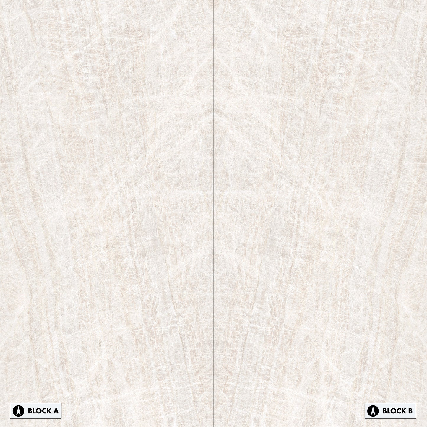 Marmi Quarzite Taj Mahal Bookmatched (Lappato Matte)