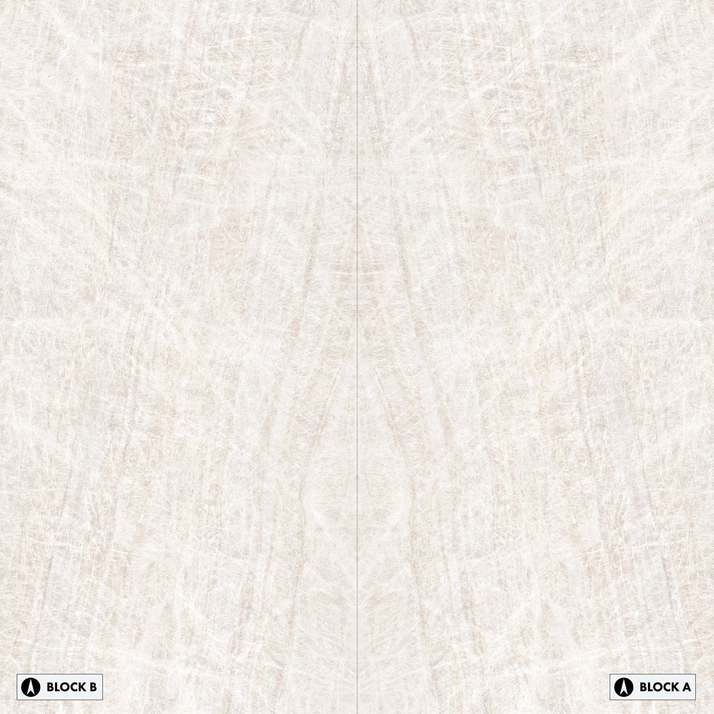 Marmi Quarzite Taj Mahal Bookmatched (Lappato Matte)