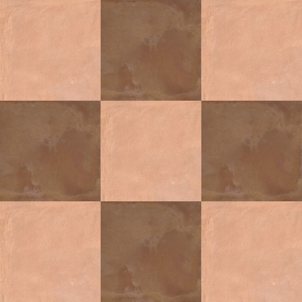 Kiln Terracotta And Rosato Chequerboard
