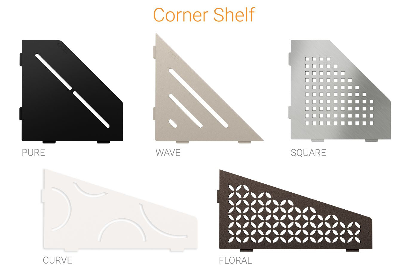 Schluter Shelf E S2 Square Design