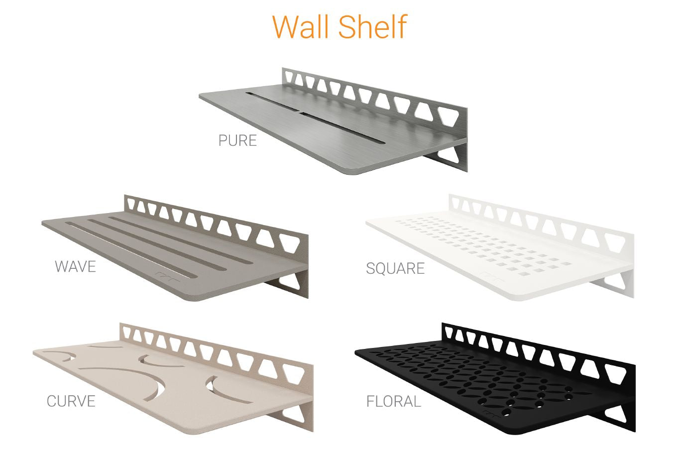 Schluter Shelf W S1 Square Design