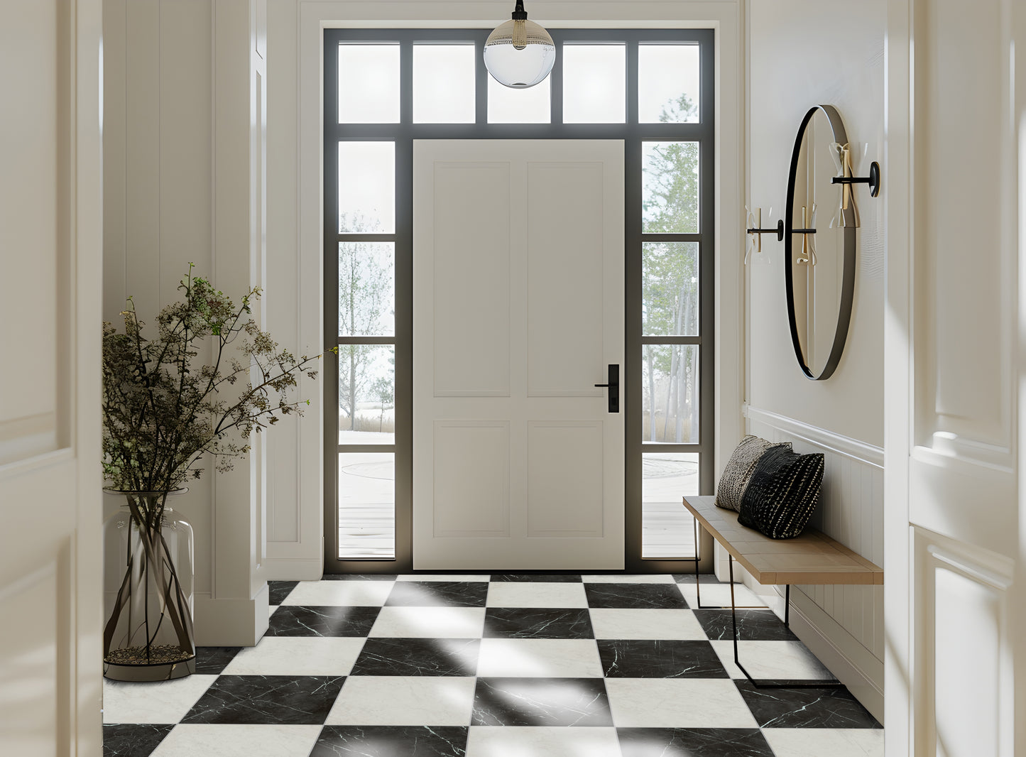 Classique Marble Nero Marquinia Porcelain
