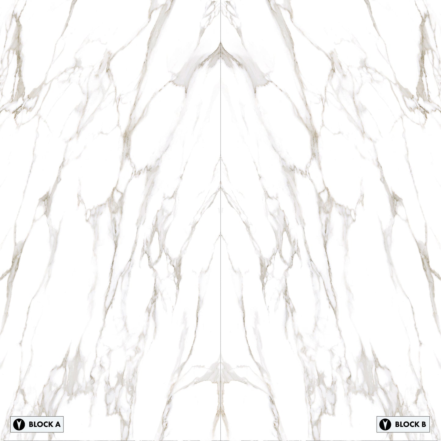 Marmi Statuario Reale Bookmatched (Full Lappato)