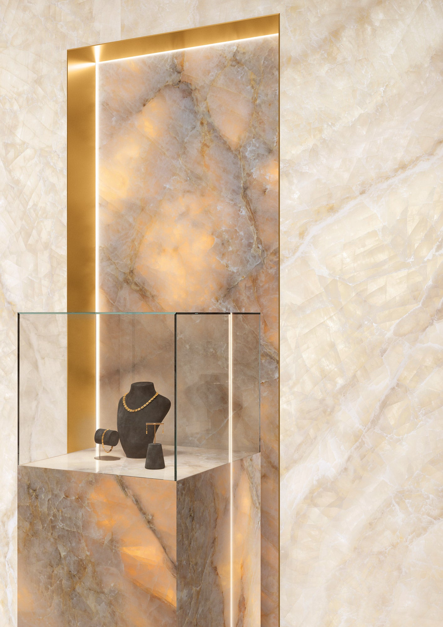 Marmi Golden Ambra (Full Lappato)