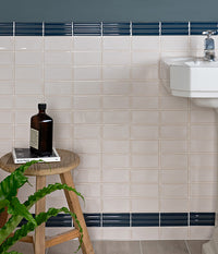Tunstall Brick Deep White Gloss Finish
