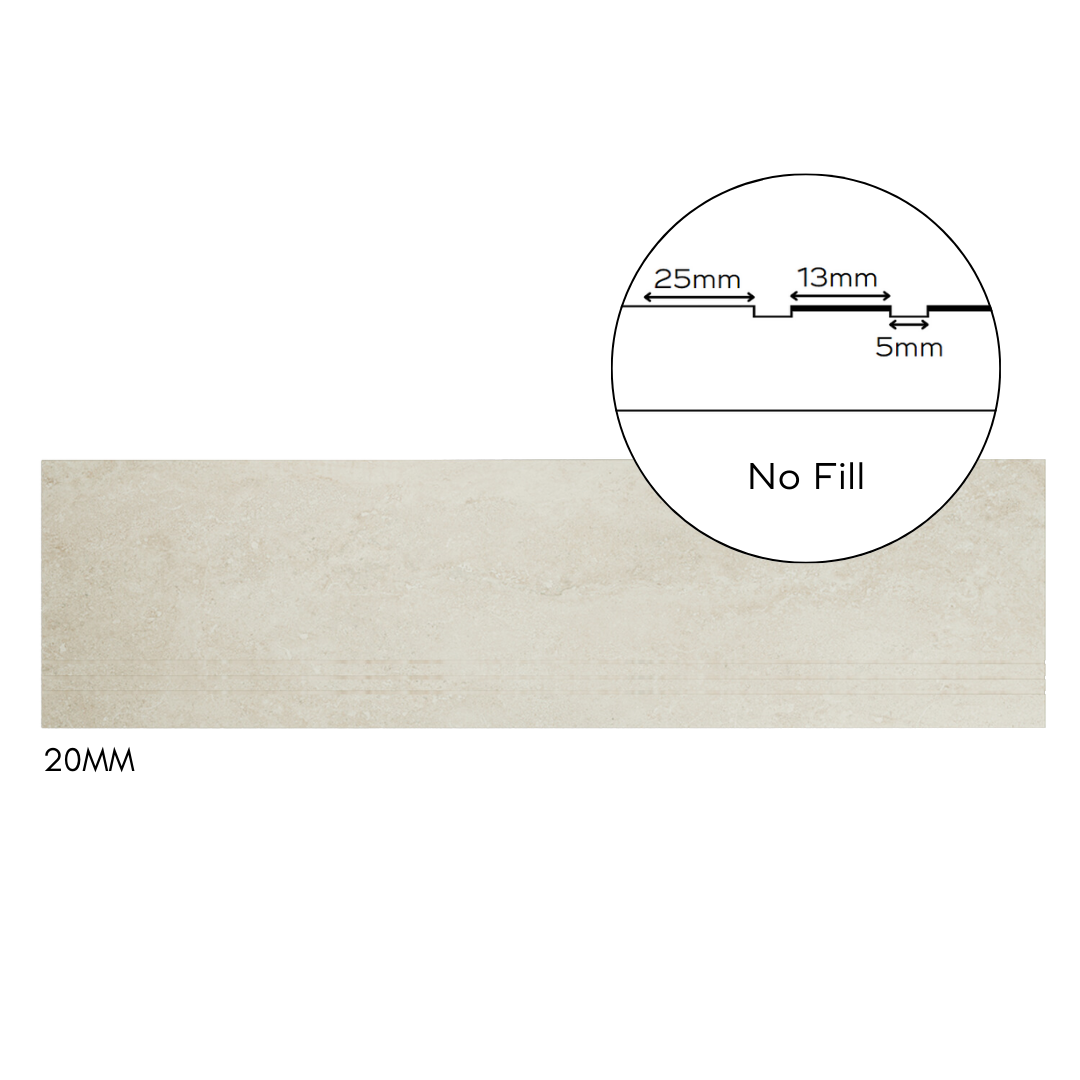 Bespoke Tile Step Fabrication - Mitre & Glued Profile (max 70mm lip height)