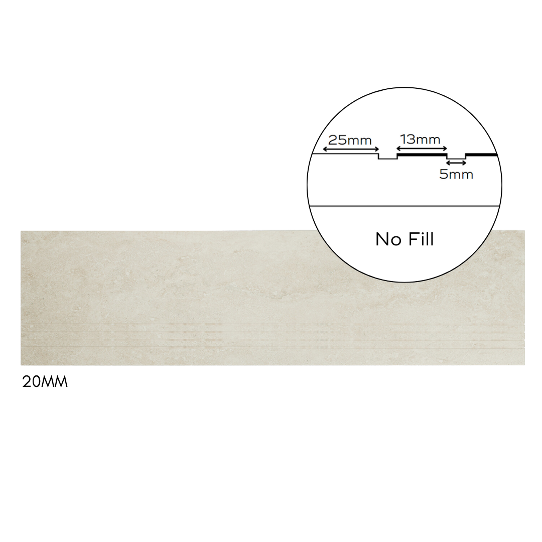 Bespoke Tile Step Fabrication - Mitre & Glued "Reinforced Mitre" Profile (over 70mm lip height)