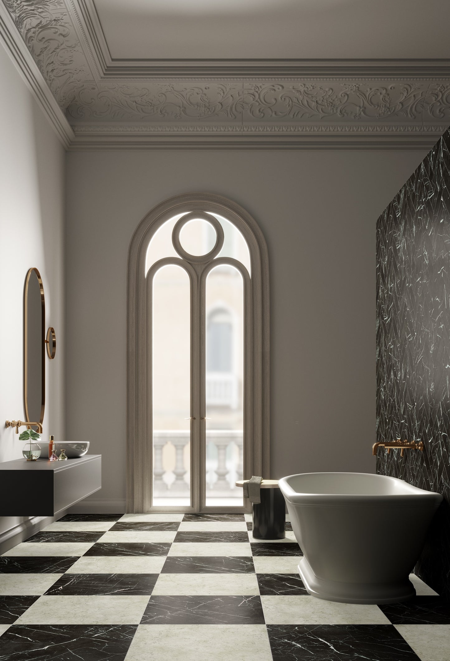 Classique Marble Biancone Porcelain
