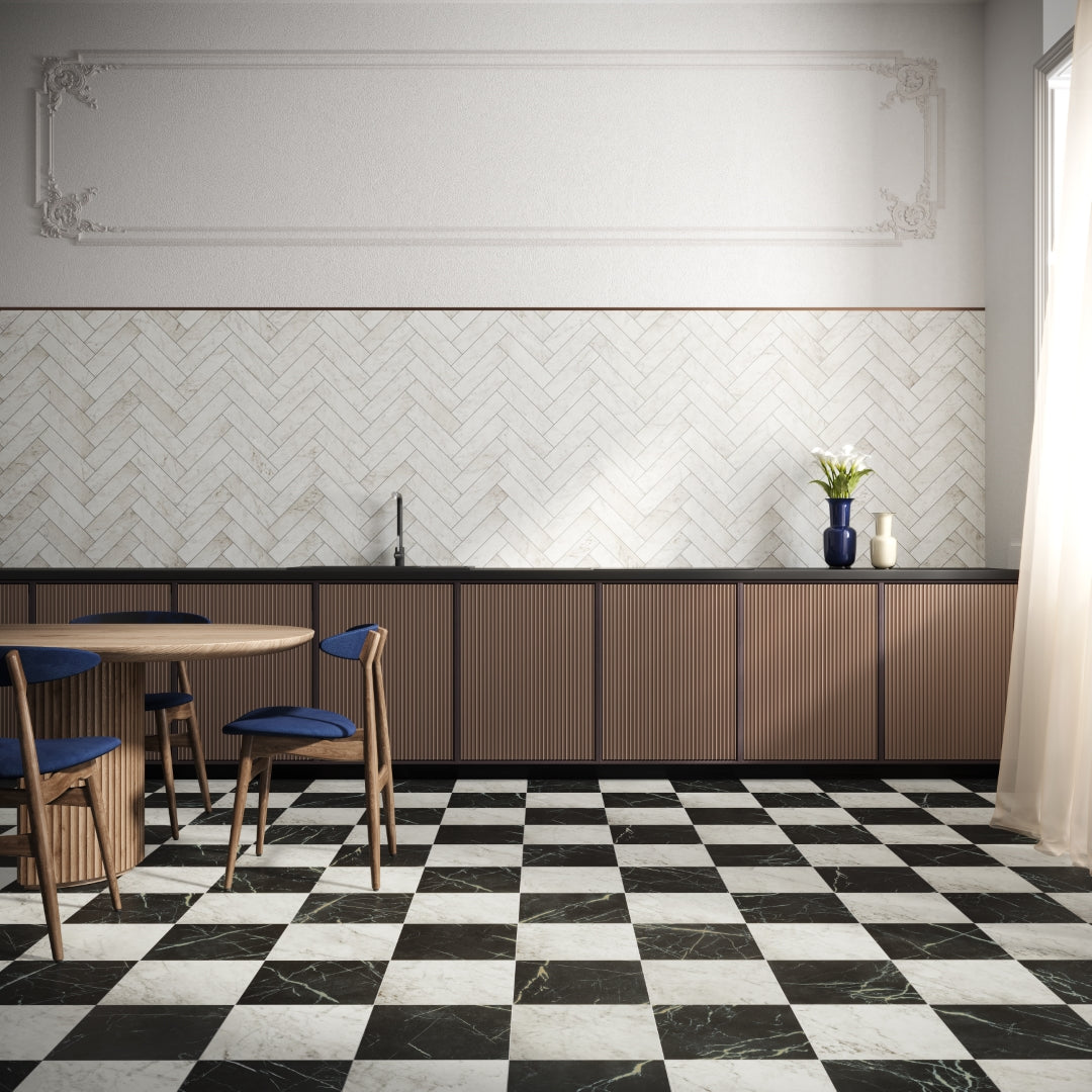 Classique Marble Nero Marquinia Porcelain