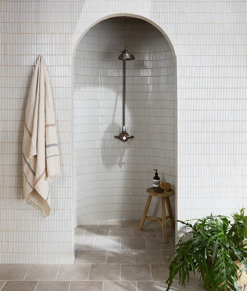 bamboo-porcelain-mosaic-vintage-white-gloss-finish
