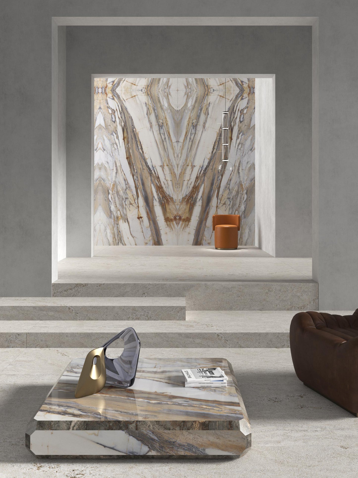 Marmi Calacatta Fossil Bookmatched (Full Lappato)