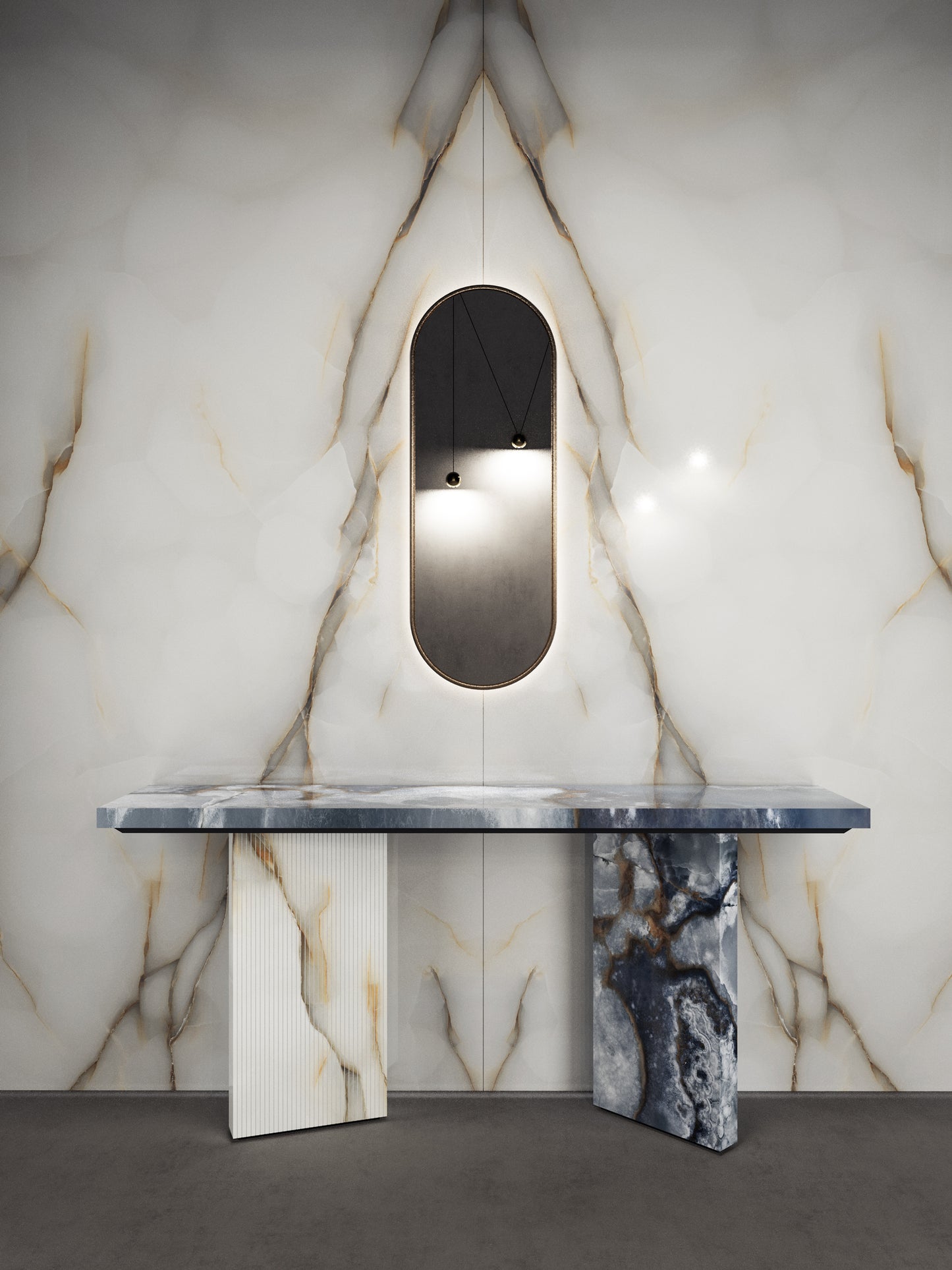 Onici Onyx Perla Bookmatched (Lappato Matte)