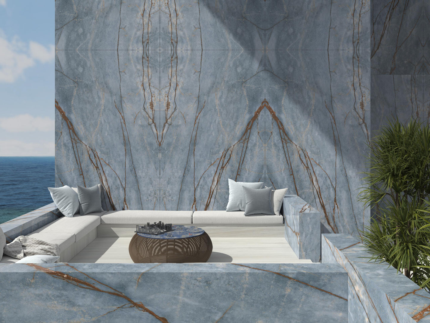 Marmi Azure Bookmatched (Glossy)